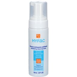 Mousse nettoyante exfoliante