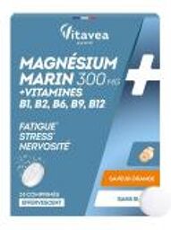 Détente Magnésium + Vitamines B1 B2 B6 B9 B12 24 Comprimés Effervescents - Boîte 2 tubes de 12 comprimés