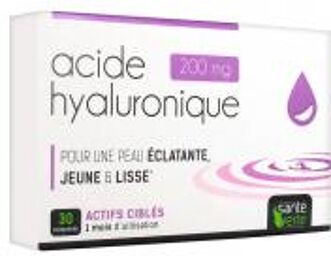 Santé Verte Acide Hyaluronique 200 mg 30 Comprimés - Boîte 30 Comprimés