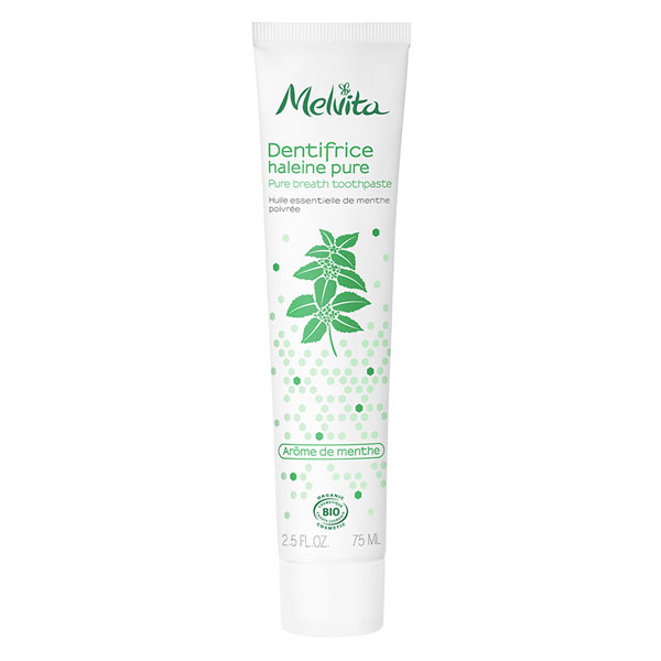 Les Essentiels Dentifrice Haleine Pure Menthe Bio 75ml