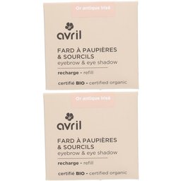 Avril Recharge Fard à Paupières & Sourcils - Or antique irisé