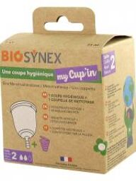 My Cup'in Coupe Hygiénique Taille 2 - Boîte 1 coupe hygiénique + 1 coupelle de nettoyage