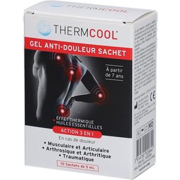 ThermCool Gel Anti-Douleur Sachet 5ml Boîte de 10