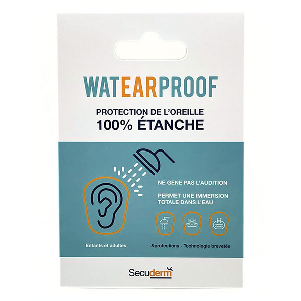 WatEARproof protection oreille 100% étanche même en immersion - 8 unités