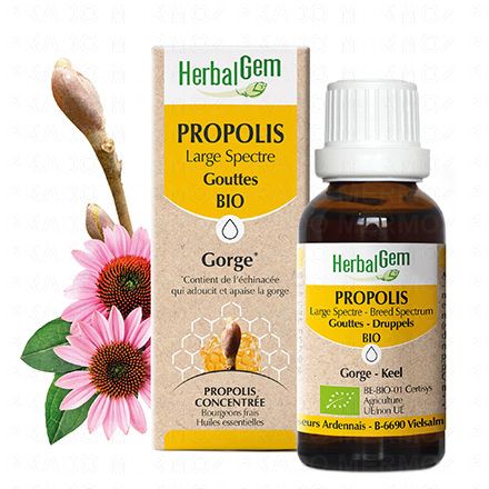 Gouttes au propolis large spectre Immunité bio 15ml