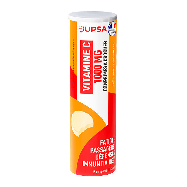 Vitamince C 1000MG Fatigue & immunité - 15 Comprimés à croquer