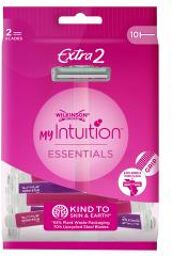 MyIntuition Extra 2 Essentials 10 Rasoirs Jetables et Cache de Protection - Paquet 10 rasoirs