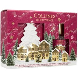 Coffret 2 Sapins + Parfum Amande Litchi