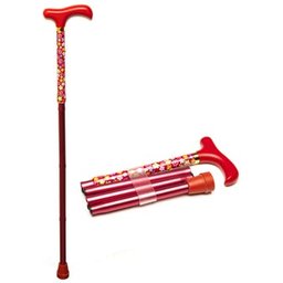 MBÃ©quille Pliante Perle Satin Rouge 1ut