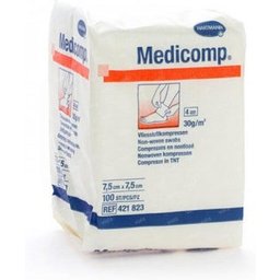 Compresses 7,5x7,5cm 100uts