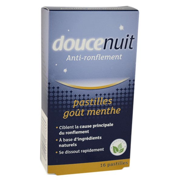 Anti-Ronflement Pastilles Goût Menthe boite de 16
