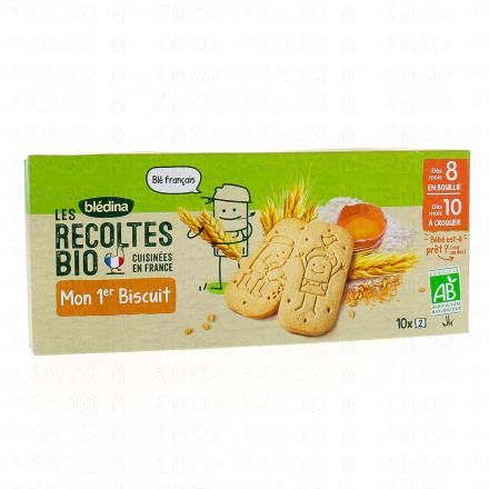 BLEDINA Les récoltes bio - Mon 1er biscuit bio 150g Dès 8mois