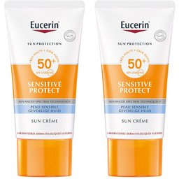 SUN Protection Sensitive Protect Crème SPF 50+ 2x50 ml