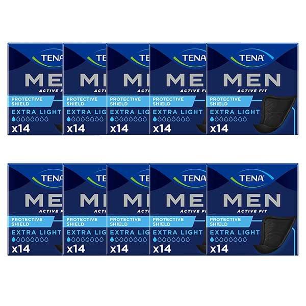 Men Protection Discrète Extra Light 14 unités Lot de 10