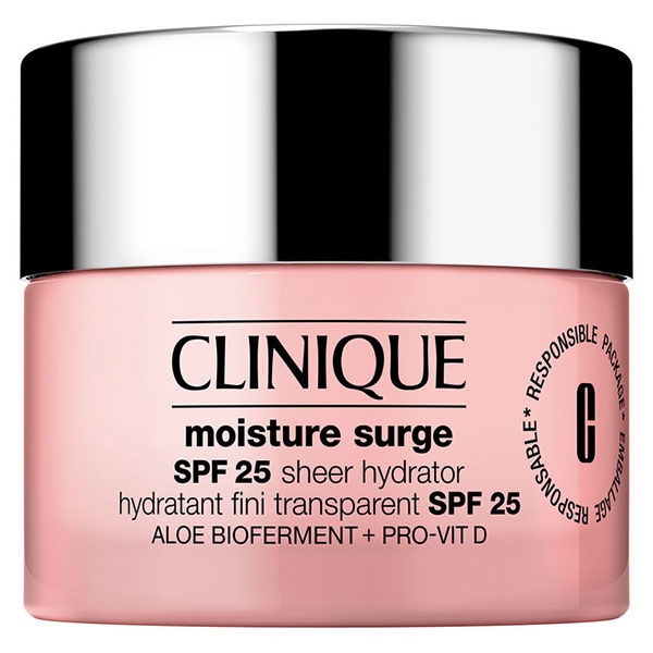 Moisture Surge Crème Hydratante Fini Transparent SPF25 30ml