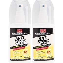Cinq SUR Cinq  Spray Répulsif Anti-Poux & Lentes