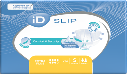 ID Expert Slip Extra Plus Small - 4 paquets de 14 protections