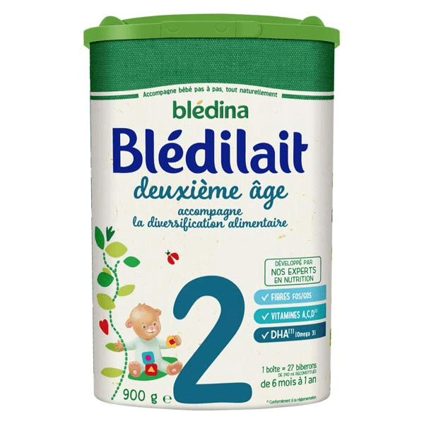 Blédilait Lait de Suite 2ème Âge 900g