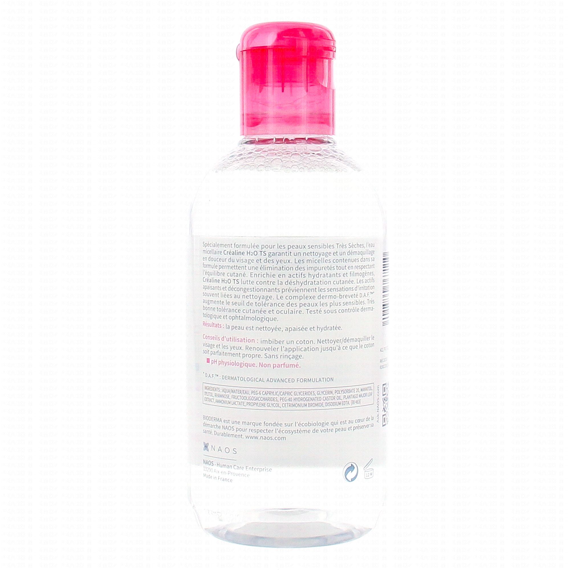 Créaline - H2O TS solution micellaire flacon 250ml