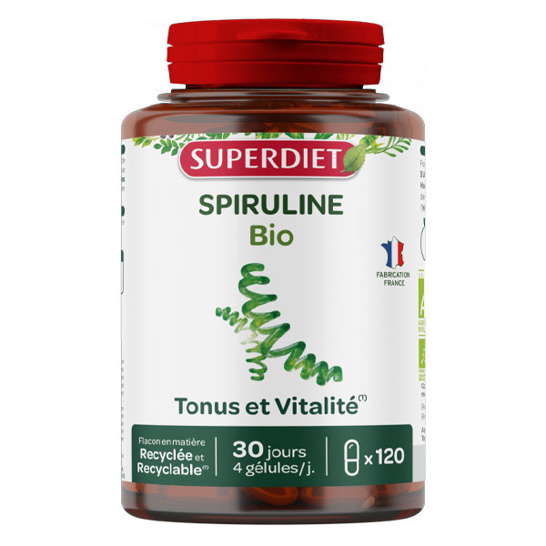 Spiruline Bio 120 gélules