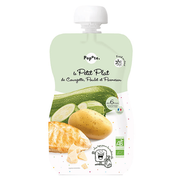 Petit Plat Courgette Poulet Parmesan Bio 180g*