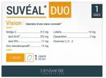 Suvéal Duo Vision 1 Mois 30 Capsules - Boîte 30 capsules