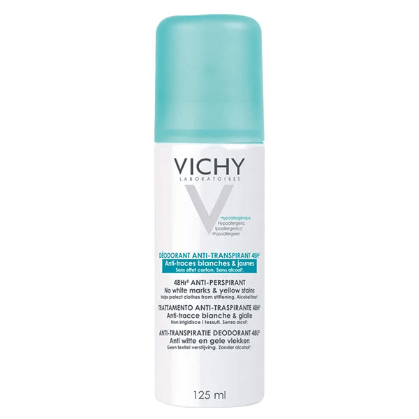 Déodorant Anti-Traces Blanches & Jaunes 48h Spray 125ml