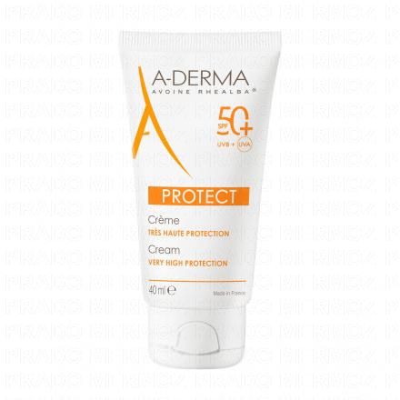 A-DERMA Protect - crème très haute protection SPF 50+ tube 40ml