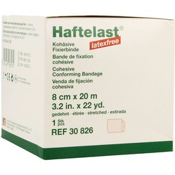 Haftelast® Latexfree Bande de fixation cohésive 8 cm x 20 m