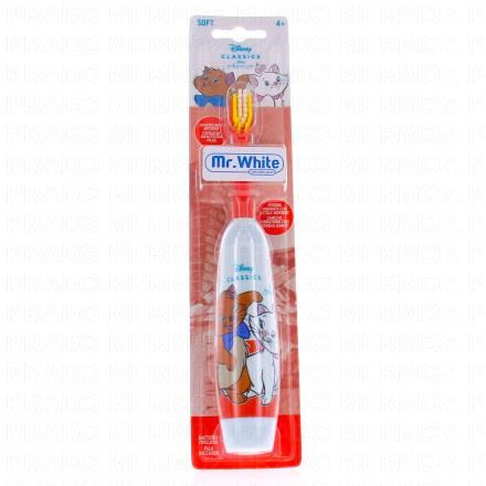 Mr.WHITE Brosse à dent électrique enfant les aristochats