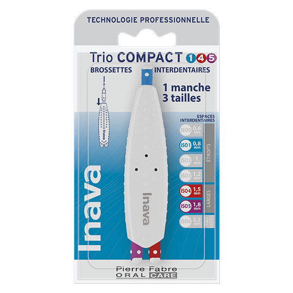 Brossettes Trio Compact 1. 4. 5 Espaces Larges et Etroits 3 recharges