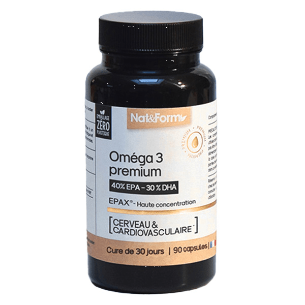 Premium Oméga 3 qualité Epax 90 capsules