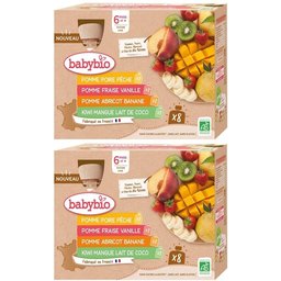 Babybio Multi-Parfums Gourdes Fruits dès 6 mois