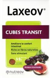 Laxeov Transit Pruneau-Figue-Raisin 10 Cubes - Boîte 10 cubes