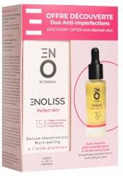 Enoliss Perfect Skin 15 AHA Émulsion Rénovatrice Nuit Micro-Peeling 30 ml + Perfect Skin Oil 20 ml - Coffret 2 produits