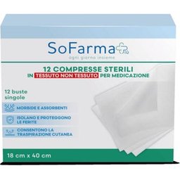 Compresse Stérile TNT 18x40cm 12uts