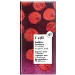 Chocolate Nego Cranberry Bio 100g