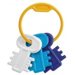 Rattle Rattle Rattle clés de couleur bleu et blanc