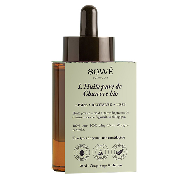 Huile de Chanvre Pure Bio 50ml