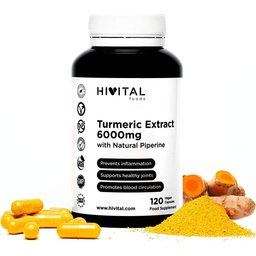 Curcuma Extrait concentrée 6000 mg120 gélules