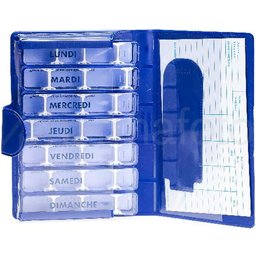 Medidose Pilulier Semaine Bleu