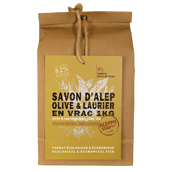 Tadé Aleppo Home Savon d'Alep Vrac 1kg