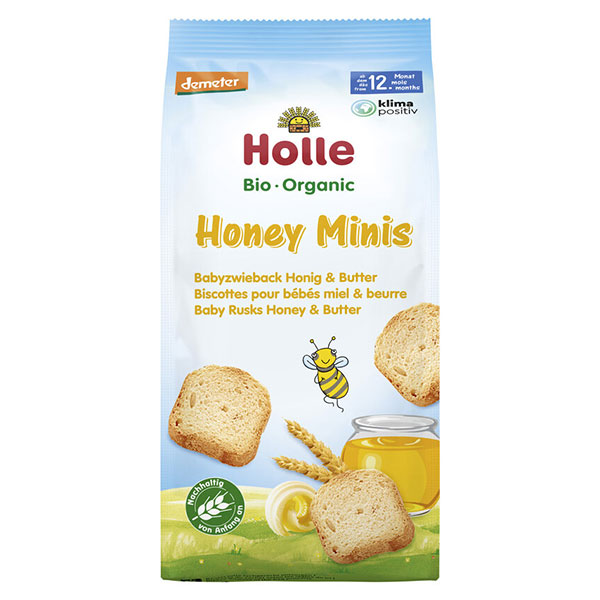 Biscottes Miel Beurre Demeter 100g