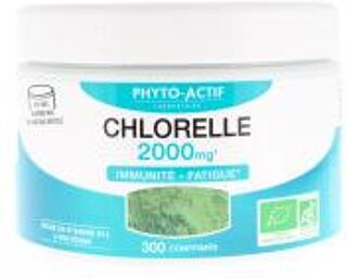 Chlorelle 2000 mg Immunité & Fatigue Bio 300 Comprimés - Pot 300 comprimés