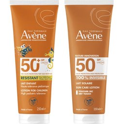 Pack Leche Invisible SPF50 250ml + Leche SPF50+ Pediátrico 250ml