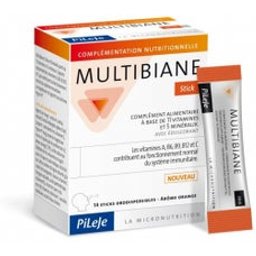 Pileje Multibiane Stick Age Protect Arôme Orange 14 sticks