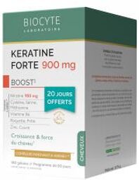 Keratine Forte 900 mg Boost Croissance & Force du Cheveu 180 Gélules - Boîte 180 gélules
