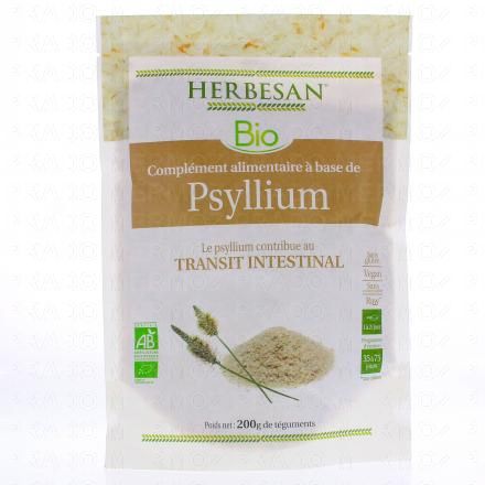 Psyllium poudre bio transit intestinal 200g