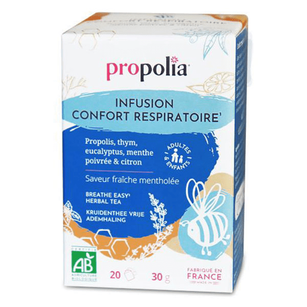Bio Infusion Confort respiratoire Saveur fraîche & mentholée 20 sachets