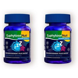 EuphytoseNuit® Gomme Myrtille Sommeil Mélatonine 30 Gommes